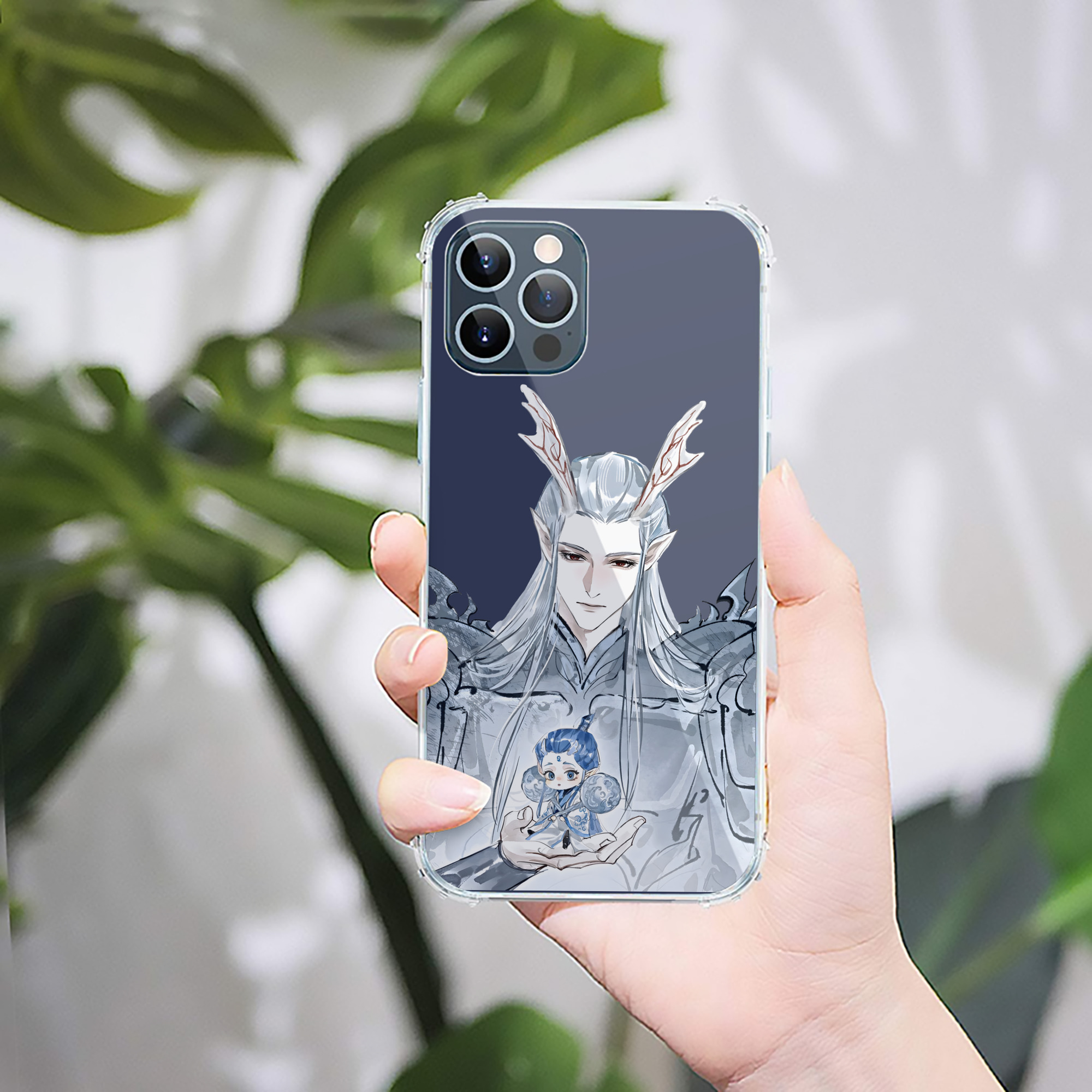 （画像用） Ne Zha 2 ナタ 魔童の大暴れ 【iPhone 12シリーズ対応】透明スマホケース（クリアソフトケース）